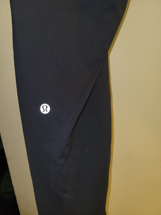 lululemon athletica Pants - Lululemon Navy Blue Athletic Leggings with Signature Logo